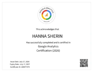 GOOGLE ANALYTICS